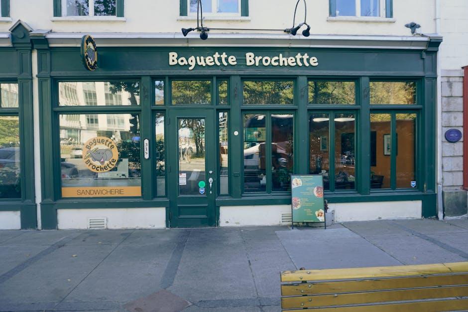 Devanture accueillante d'un commerce de proximité