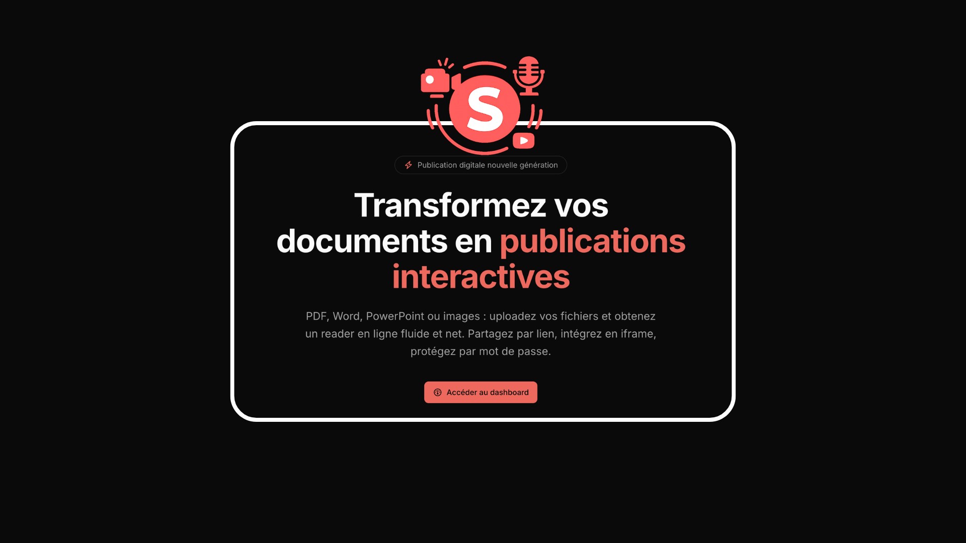 Studio — plateforme de publication digitale nouvelle génération